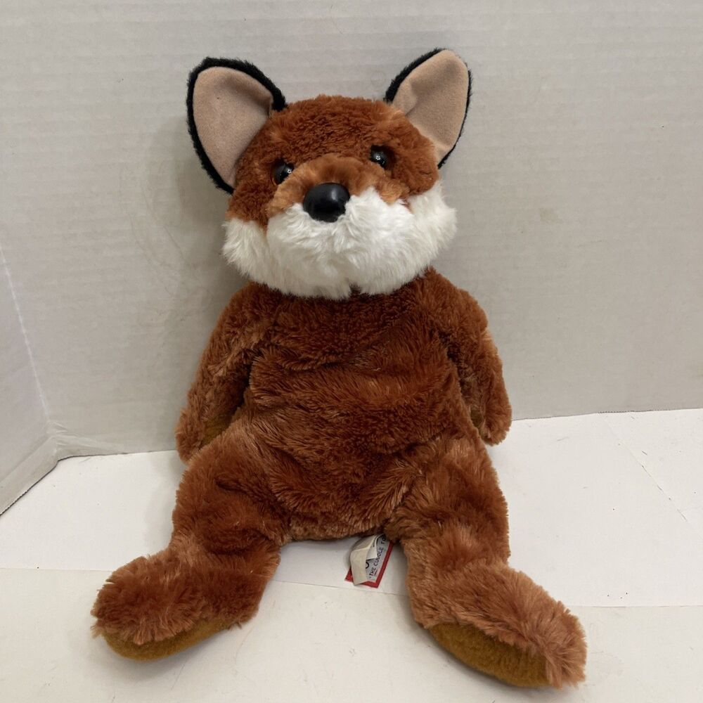 Douglas Cuddle Vixen Fox Pudgie 14" Plush Stuffed Animal Red 7753